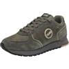 Colmar Travis Boost - Sneakers In Suede Verde - Uomo Scarpe Sneakers