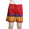 Dsquared2 costume uomo rosso logo stampa beachwear nuovo e originale