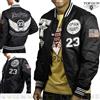 Top Gun Giubbotto Giubbino Bomber TOP GUN® "FLYING LEGEND" LIGHTWEIGHT JACKET NERO BLACK