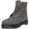 Dr. Martens 1460 Pascal Bex - Milled Nubuck Wp Grigio - Taglia 38 [5 US 24cm]