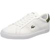 Lacoste Powercourt - Sneakers Basse In Pelle Bianco - Taglia 42.5