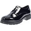 Valleverde Stringate Carrarmato In Vernice Nero - Taglia 38 [24.4cm] Scarpe
