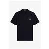 Fred Perry Polo Manica Corta Piquè Blu - Taglia M Abbigliamento Uomo Polo