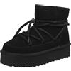 Colors Of California Ugg Boot - Stivaletti In Suede Nero - Donna Scarpe