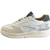D.A.T.E. D.a.t.e scarpe uomo in pelle bianco blu torneo 41 42 43 44 45