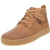 Clarks Streethill Lace Mid - Sneakers Alte In Pelle Marrone - Uomo Scarpe