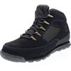 Timberland Euro Rock Mid Hiker - Scarponcini In Suede Nero - Uomo Scarpe