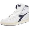 Diadora Heritage Mi Basket Used - Sneakers Alte In Pelle Bianco - Taglia 46 [11.