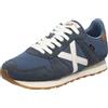Munich Massana - Sneakers In Suede Blu - Uomo Scarpe Sneakers