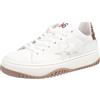 2star Street Star - Sneakers In Pelle Bianco - Taglia 36 [23.5cm] Scarpe Donna