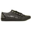 Vedi descrizione Guess 68331j nero sneakers bambina pelle lacci borchiette