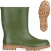 Superga Tronchetto Alpina - Stivale Di Gomma Verde - Taglia 43 [27.7cm] Scarpe