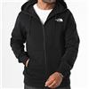 The North Face Felpa Full Zip Hoodie Nero - Taglia S Abbigliamento Uomo Felpe