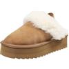 Colors Of California Ugg Boot - Sabot Platform In Suede Marrone - Taglia 38 [8 U