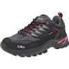 Cmp Rigel Low 2.0 - Trekking Basse Waterproof Nero - Taglia 41 [27.2cm] Scarpe