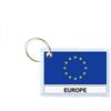 Portachiavi Stampa Bandiera Europa Doppia CEE Union Europea UE CE