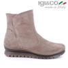 Igi&co Stivaletto Donna Tronchetto Zip Impermeabile Gore-Tex 4660122 Fango Water