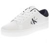 Calvin Klein Jeans Classic Cupsole - Sneakers Basse In Pelle Bianco - Taglia 40
