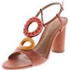 Cecil Capri Calf - Sandali Con Tacco Rosa - Taglia 38 Scarpe Donna Sandali