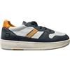 D.A.T.E. D.a.t.e scarpe uomo modello court 2.0 natural bianco blu 41