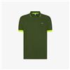 Sun 68 Polo Small Stripes Fluo Verde - Taglia L Abbigliamento Uomo T-shirts