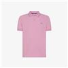 Sun 68 Polo Small Stripes On Collar Rosa - Taglia L Abbigliamento Uomo Polo