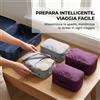 Cubi da Imballaggio Organizer Valigia, Accessori Viaggio per Vestiti