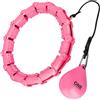 OHA02 HULA HOP ROSA CON PESI ONE FITNESS