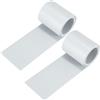uxcell 2pz 5x100cm PVC Kayak Riparazione Toppe per Gommone Barche Grigio