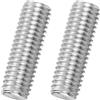 uxcell 2 Pezzi Per Barra Filettata M10x30mm in Acciaio Inox 316, Passo 1.5mm