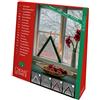 Konstsmide Candelabro in Legno, Colore: Rosso