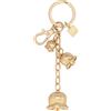 THUN - Portachiavi 3 charms tulipani - metallo, smalto a freddo - Collezione Sempre con me - 10 cm