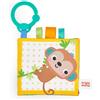 Bright Starts Libro di Stoffa Safari Buddies - Libro Sensoriale per Neonati con