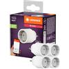LEDVANCE SMART+ Presa intelligente per interni con tecnologia ZigBee, integra dispositivi tradizionali nella smart home, compatibile con Alexa o Google, bianco, confezione da 4