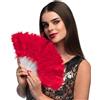 Boland - Ventaglio con piume, 23 cm