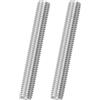 uxcell 2 pezzi per M10x75mm 316 acciaio inox barre filettate passo 1.5mm