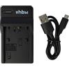 vhbw Caricatore USB-C per Sony Handycam DCR-DVD404 DCR-DVD404E DCR-DVD405 8,4V