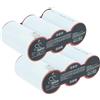 vhbw 2x Batteria per Van Lien SET A 3 ST D 4.0/HT LB 4000mAh 3,6V NiCd