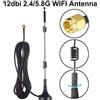 12dBi Wi-Fi per antenna Alto Guadagno Lineare Verticale per sma Maschio Ricambio