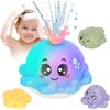 Withosent Giochi Bagnetto Neonato, Polpo Giochi Vasca da Bagno Bambini Spruzzo d