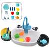 Giochi di ruolo per lavelli da cucina Giocattoli con acqua corrente Set da