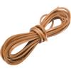 uxcell Per Flat Cordino in Pelle, 3,3 Yard 3mm Stringhe per Fai da Te Color Cachi
