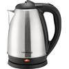 LEHMANN Bollitore Elettrico in Acciaio Inox, Capacità 1,8 L, 2200 W, senza BPA,