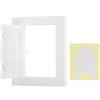 uxcell Pannello accesso 5.71x4.53" 1 set porta con nastro bianco per cartongesso
