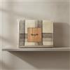 Marzotto-Lanerossi Coperta Matrimoniale Marzotto MARTA Check beige in Pura Lana Vergine