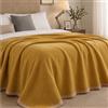 Marzotto-Lanerossi Marzotto HOME | Coperta Matrimoniale Pura Lana Marta - senape