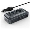 BESTEK Convertitore 12 V 220 V 230 V 200 W Presa accendisigari trasformatore di