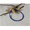 Bundela Gems Bracciale fatto a mano Lapislazzuli sfaccettato tondo piccole pietre preziose...