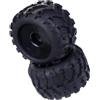 2 Pezzi Di Pneumatici Per Ruote In Gomma Per Redcat HSP RC Truggy Monster Truck