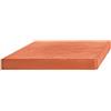 Prosperplast Piattaforma mobile per pentole Prosperplast in plastica quadrata con 4 ruote 29,2 x 29,2 x 4 cm colore terracotta